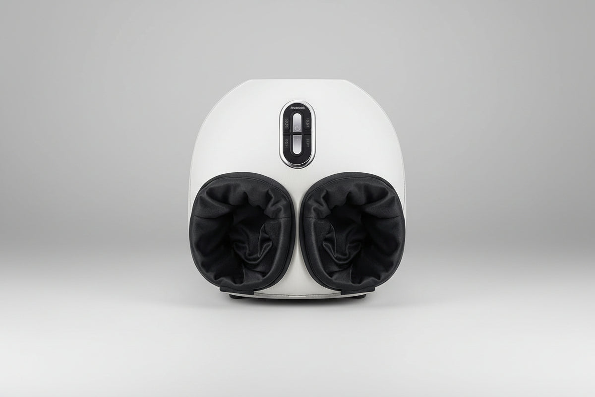 Heated Foot Massager with Deep Tissue Kneading Therapy & Air Compression, Promotes Blood Circulation, Foot Comfort, Adjustable Settings for Sensitive Feet, Tiktokshopholidayhaul Christmasgift White Elephant Gift