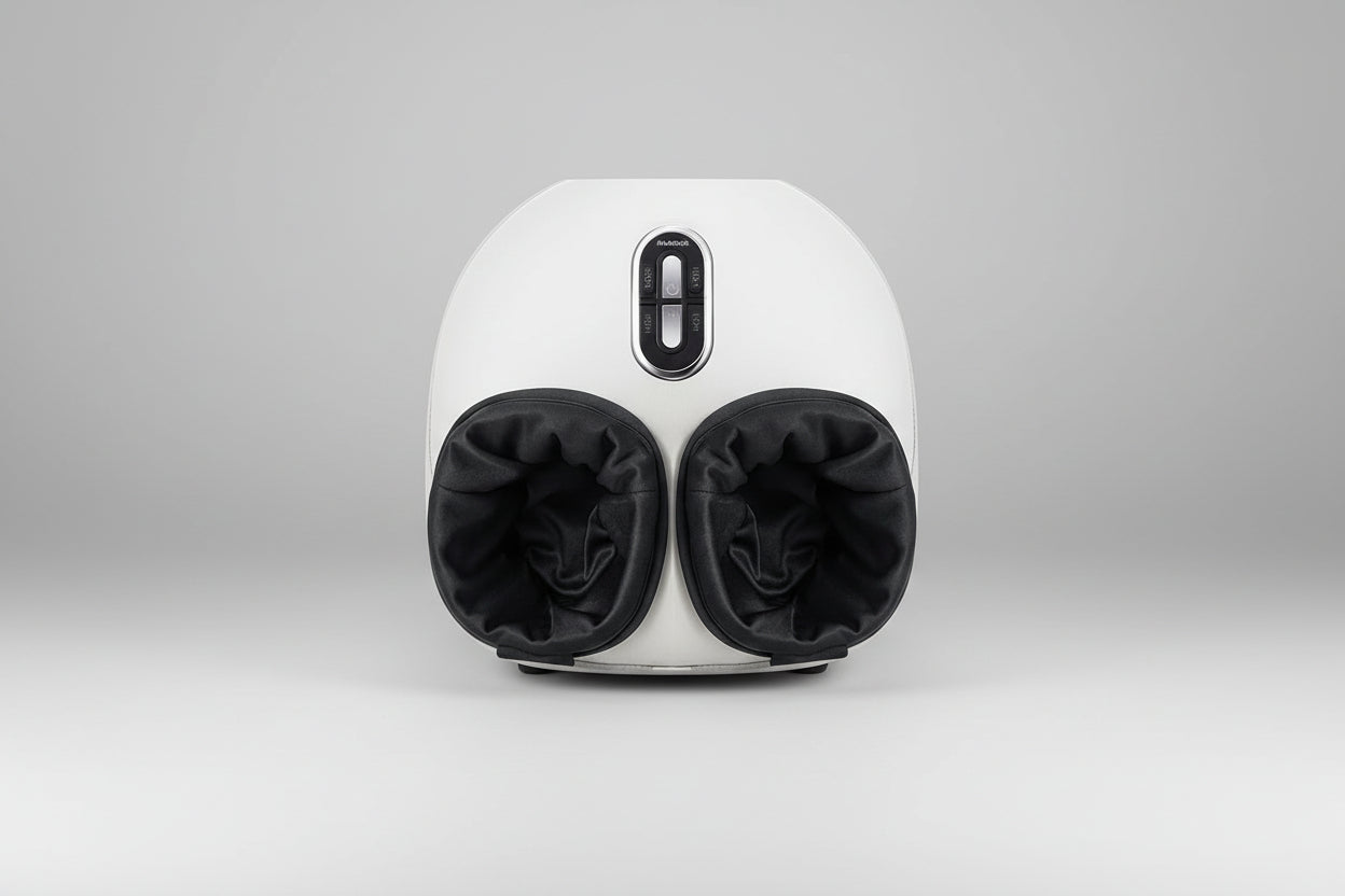 Heated Foot Massager with Deep Tissue Kneading Therapy & Air Compression, Promotes Blood Circulation, Foot Comfort, Adjustable Settings for Sensitive Feet, Tiktokshopholidayhaul Christmasgift White Elephant Gift